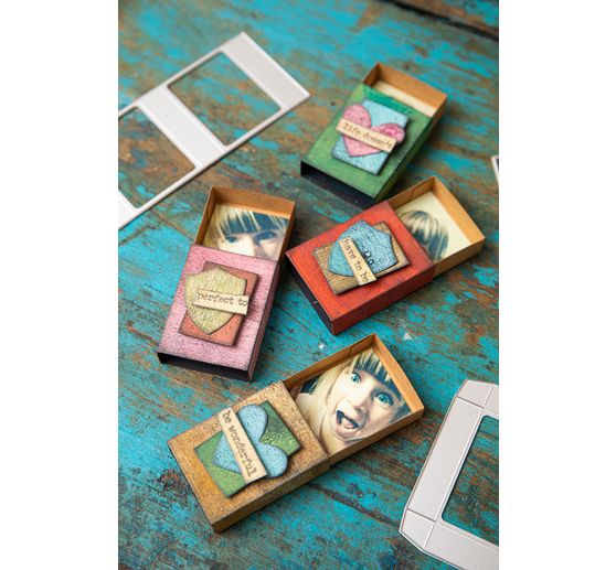 Sizzix Thinlits Stanzschablone "Matchbox by Tim Holtz"