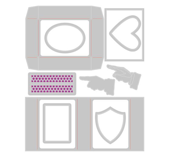 Sizzix Thinlits Stanzschablone "Matchbox by Tim Holtz"