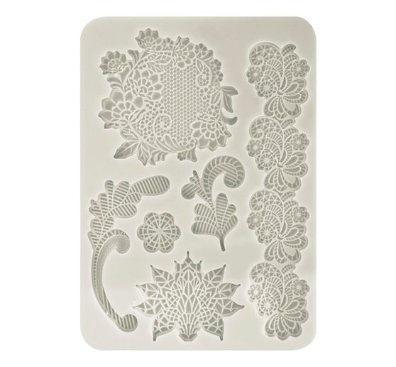 Silicone Casting Mould "Brocante Antiques - Flower lace "