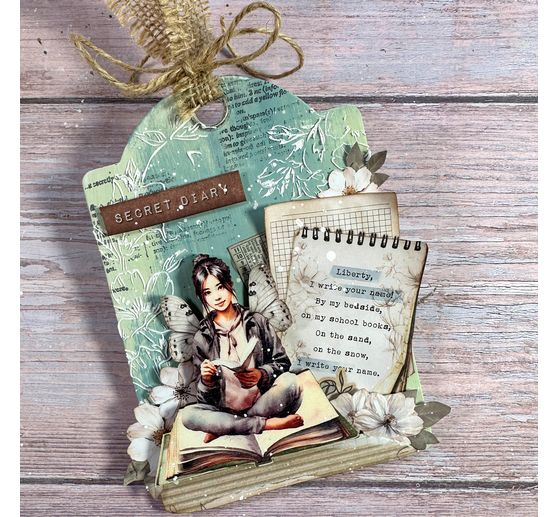 Scrapbook-Block "Secret Diary"