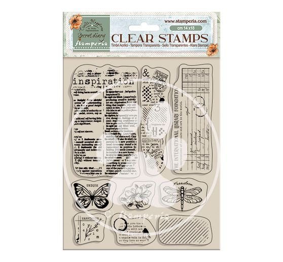 Clear Stamps "Secret Diary"