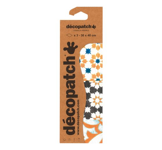 Décopatch-Papier "Kachel-Mosaik Bunt"