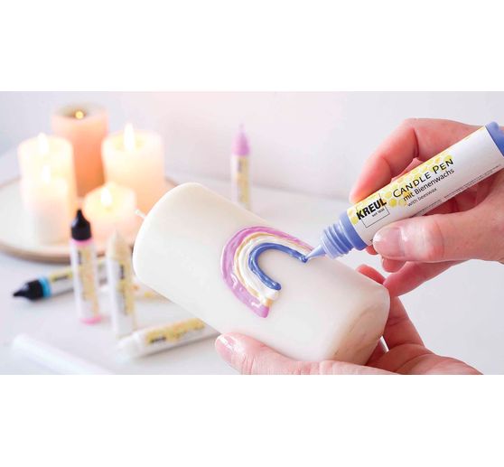 KREUL Candle Pen "Hello Baby" set of 6