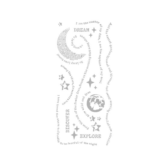 Schablone "Secret Diary - Diary Dream"