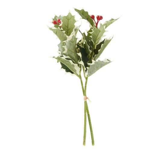 Ilexzweig mit Beeren, 33 cm