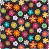 Baumwoll-Stoff "Retro Flower"