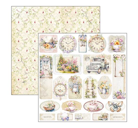 Scrapbook-Papier "Flower Shop"