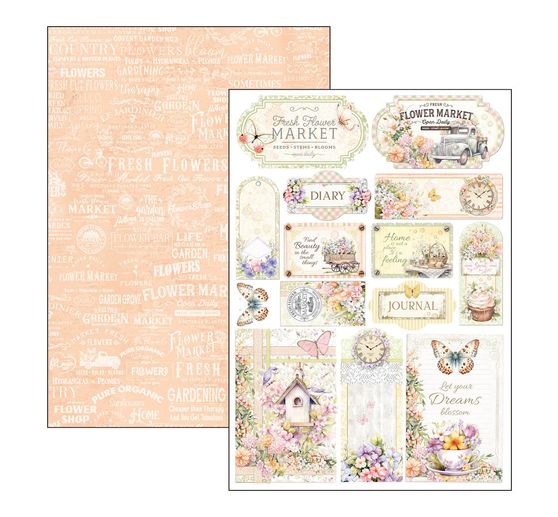 Papier-Set "Flower Shop"