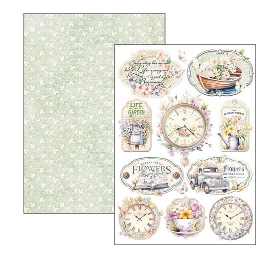 Papier-Set "Flower Shop"