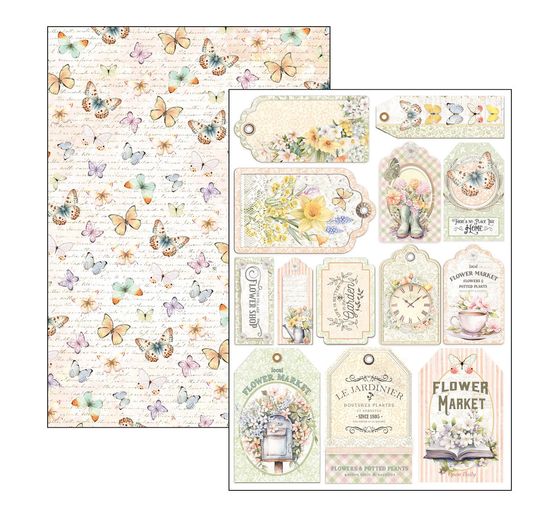 Papier-Set "Flower Shop"