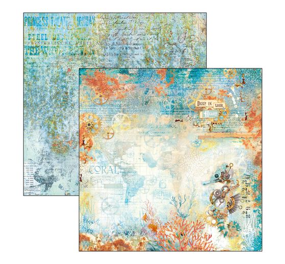 Scrapbook-Papier "Coral Reef"
