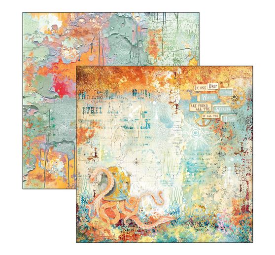 Scrapbook-Papier "Coral Reef"