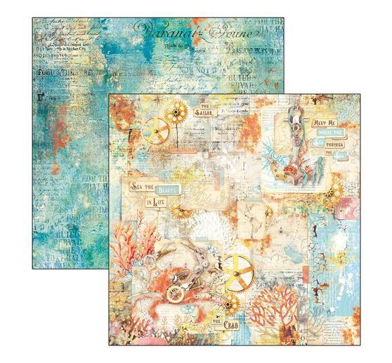 Scrapbook-Papier "Coral Reef"