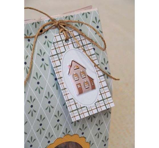 Scrapbook block "Home for Christmas"