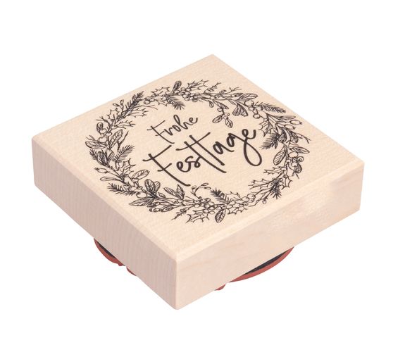 BUTTERER Stempel "Frohe Festtage"