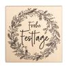 BUTTERER Stempel "Frohe Festtage"