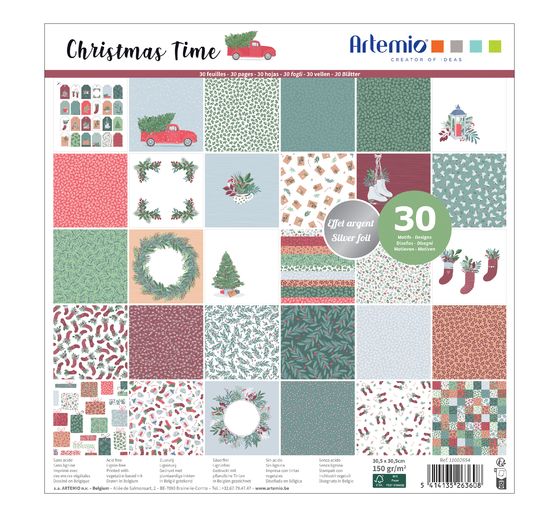 Scrapbook-Block "Christmas Time"