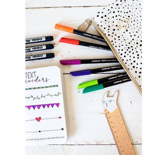 edding 1200 Colour Pen Fine Pastell, 6er-Set