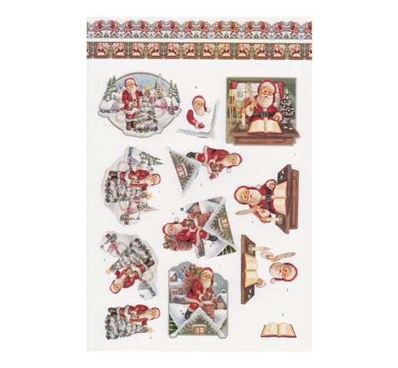 3D-Stanzbogenbuch "White Christmas Feelings"