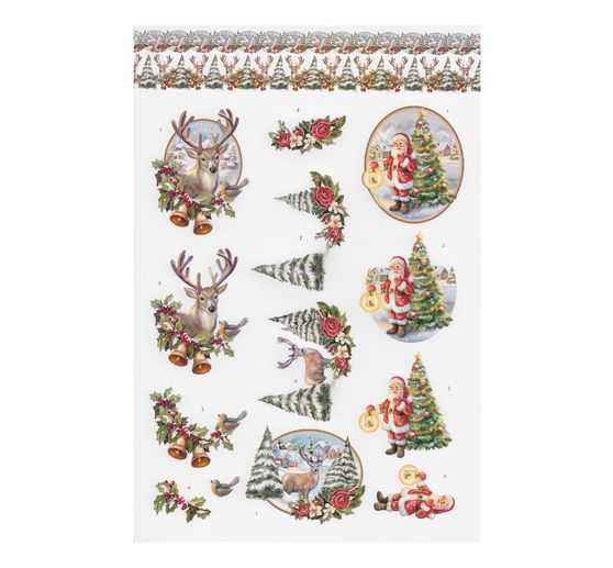 3D-Stanzbogenbuch "White Christmas Feelings"