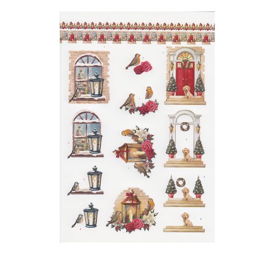 3D-Stanzbogenbuch "White Christmas Feelings"