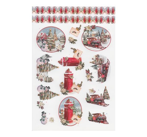 3D-Stanzbogenbuch "White Christmas Feelings"