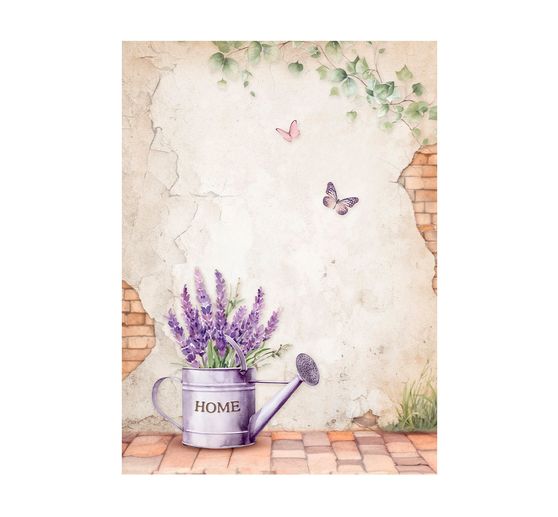 Motiv-Strohseide Backgrounds "Lavender"