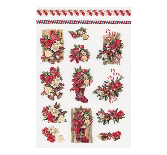 3D Punched sheet book "Christmas Baubles"