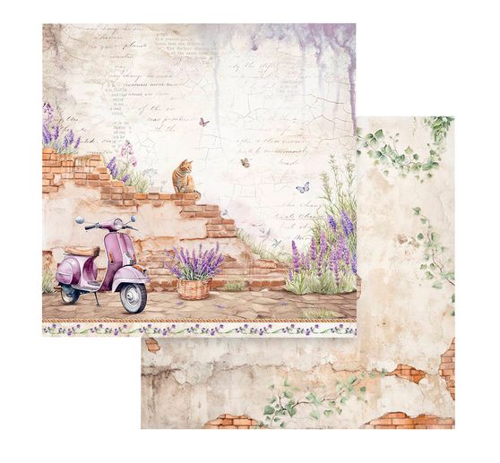 Scrapbook block "Lavender"