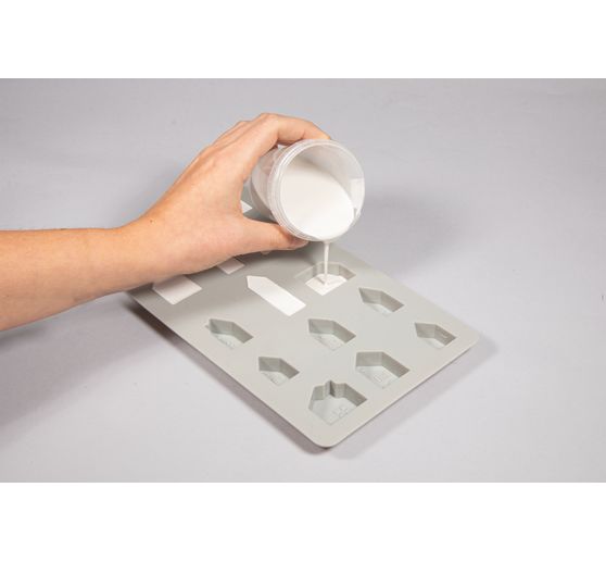 Silikon Gießform "Mini Häuser"