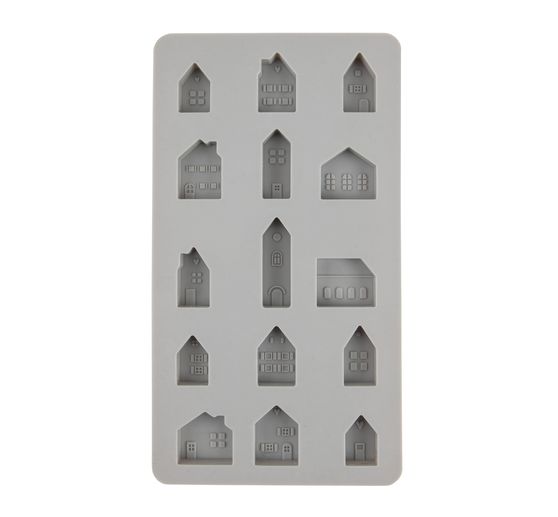 Silikon Gießform "Mini Häuser"