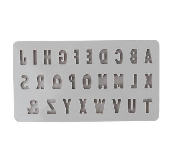 Silikon Gießform "Mini ABC"