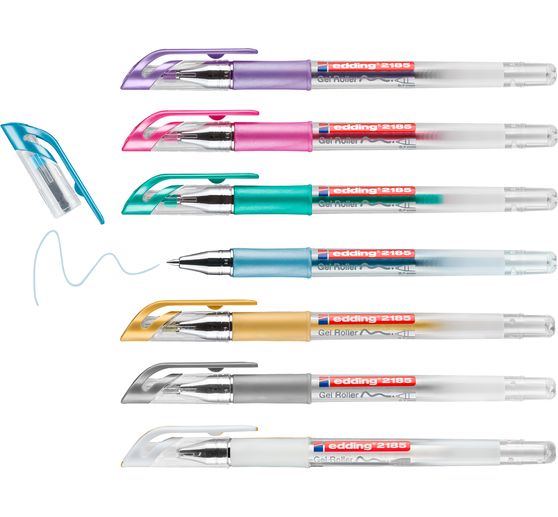 edding Gel Roller 2185 metallic, set of 7