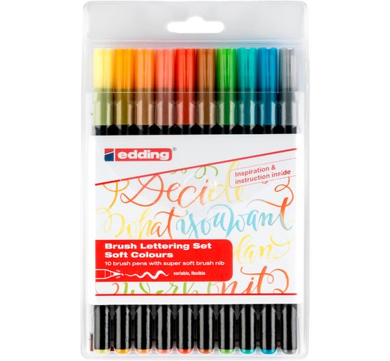 edding 1340 "Brush Lettering", 10er-Set