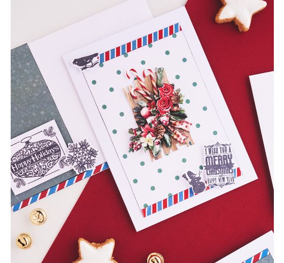 Stanzformen- und Stempel-Set "Merry Christmas"