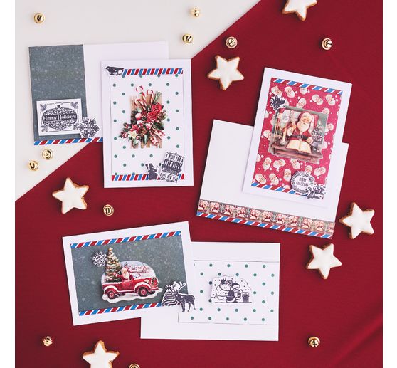 Stanzformen- und Stempel-Set "Merry Christmas"
