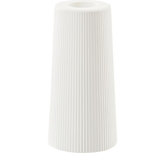 Silikon Gießform "Vase lang mit Riffel"