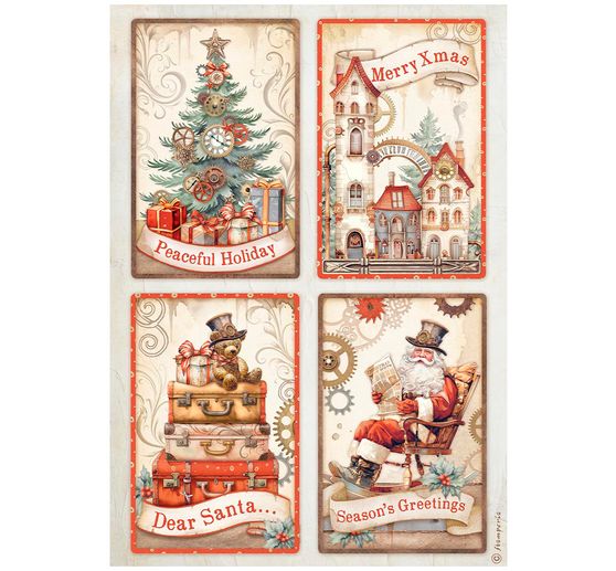 Motif straw silk assortment "Gear up for Christmas"