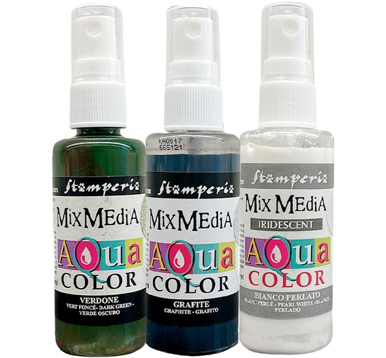 Stamperia Aquacolor "Gear up for Christmas", 3er-Set