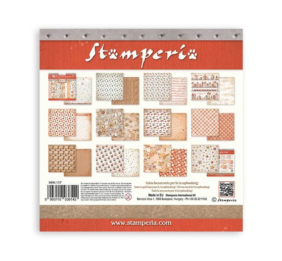 Scrapbook block "Gear up for Christmas Backgrounds"