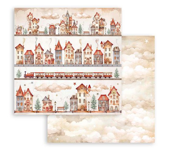 Scrapbook block "Gear up for Christmas Backgrounds"