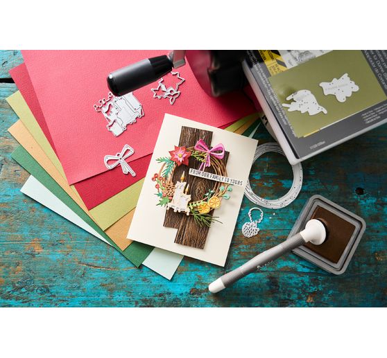 Sizzix Thinlits Punching template "Vault Festive Wreath by Tim Holtz"
