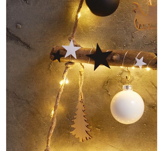 Weihnachtskugeln aus Glas, Ø 5,7 cm