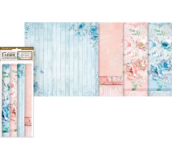 Stoffpaket "Blue and Roseland"