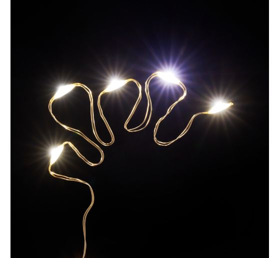 Micro-LED-Lichterkette mit Timer 6/18Std., 30 LEDs, L 1,80 m