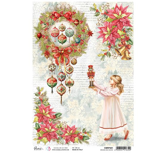 Motiv-Strohseide " Nutcracker - Dreams and Wishes"