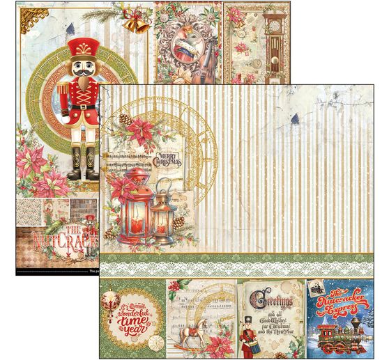 Scrapbook-Papier "Nutcracker"