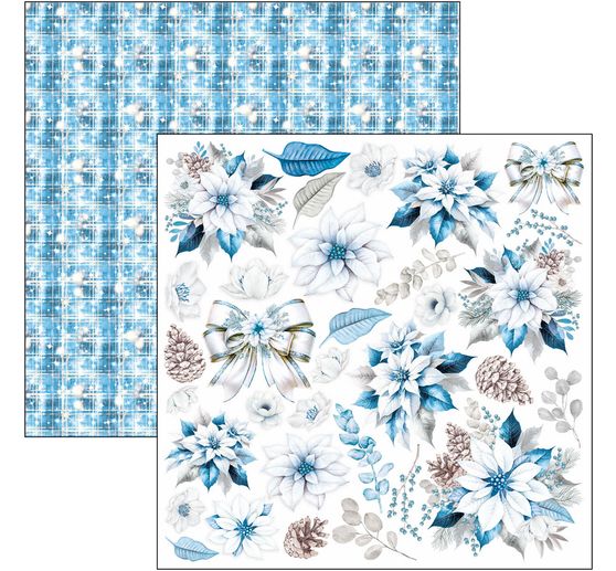 Scrapbook paper "Elegance of Blue"