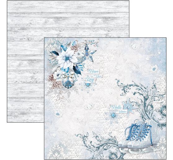 Scrapbook paper "Elegance of Blue"