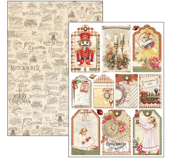 Papier-Set "Nutcracker"